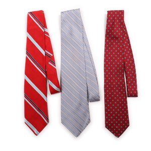 3 Men's  100% Silk Ties by Envoy, Apt 9, Cavalier	NWOT